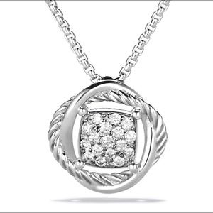 David Yurman 'Infinity' Pendant with Diamonds